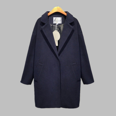 Κομψό γυναικείο παλτό  με κολάρο σε σχήμα V σε τέσσερα χρώματα