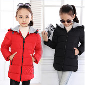 Téli gyerekkabát négy színben lányoknak