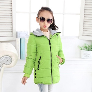 Téli gyerekkabát négy színben lányoknak