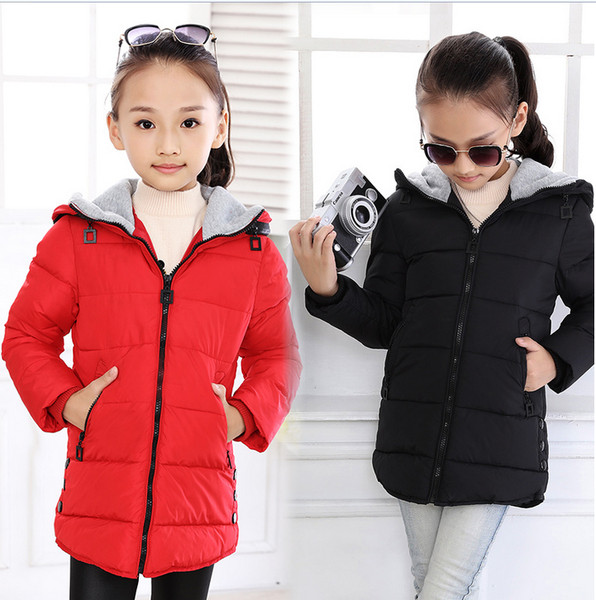 Téli gyerekkabát négy színben lányoknak