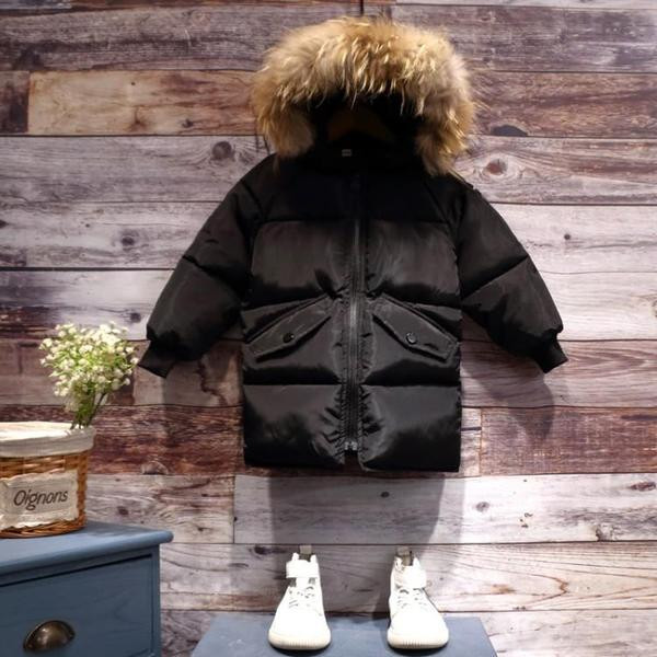 Μοντέρνο χειμωνιάτικο μπουφάν με κουκούλα για κορίτσια