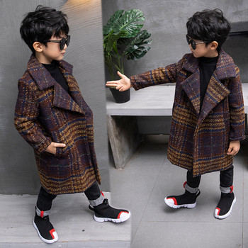Παιδικό παλτό για αγόρια σε δύο χρώματα