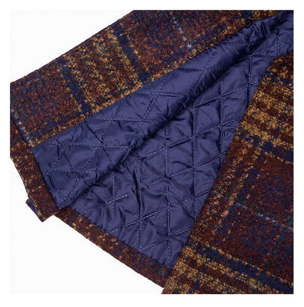 Modern kockás gyerekkabát fiúknak