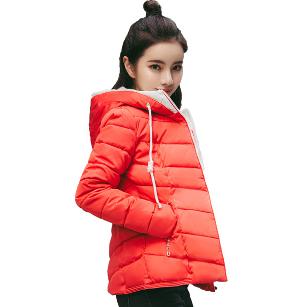 Дамско модерно яке с качулка в  няколко цвята