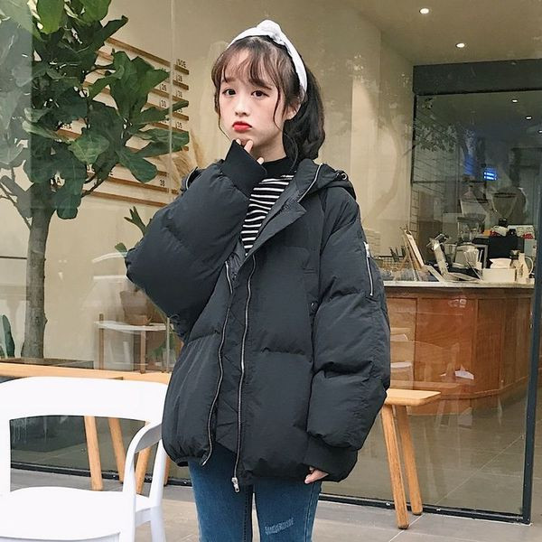 Modern női kabát kapucnival öt színben