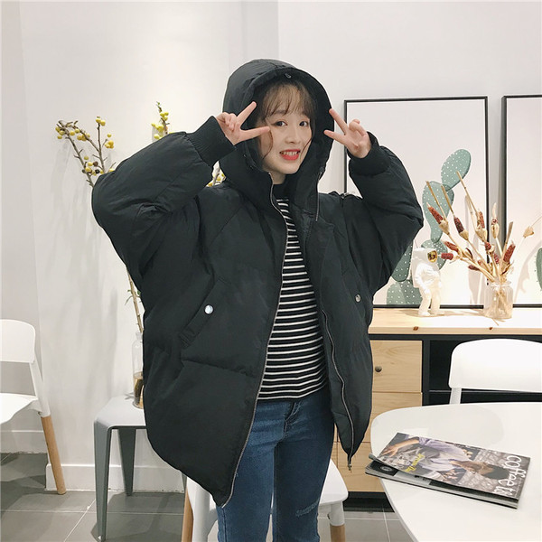 Modern női kabát kapucnival öt színben