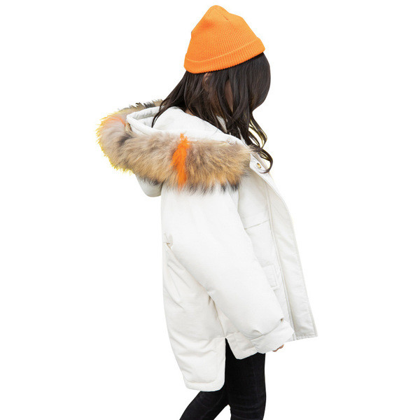 Παιδικό  ασύμμετρο μπουφάν για κορίτσια σε διάφορα χρώματα