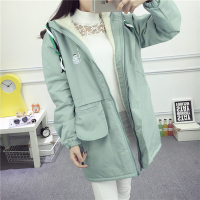 Női kabát puha béléssel és kapucnival - két modell