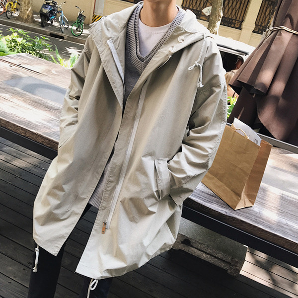 Stílusos férfi kabát őszre két színben