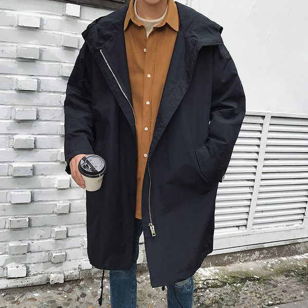 Stílusos férfi kabát őszre két színben