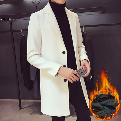 Νέο κομψό ανδρικό παλτό για το φθινόπωρο και το χειμώνα σε διαφορετικά χρώματα