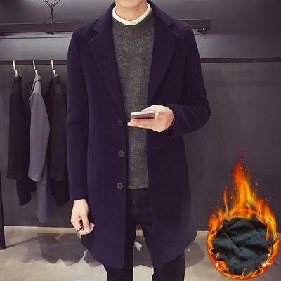 Νέο κομψό ανδρικό παλτό για το φθινόπωρο και το χειμώνα σε διαφορετικά χρώματα