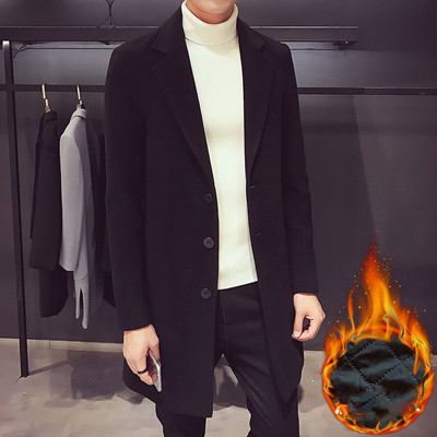 Νέο κομψό ανδρικό παλτό για το φθινόπωρο και το χειμώνα σε διαφορετικά χρώματα