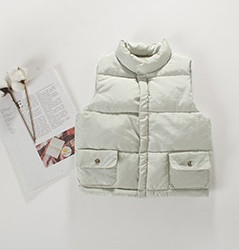 Sima gyerekmellény három színben, alkalmas lányoknak és fiúknak