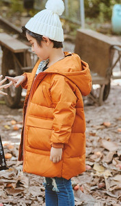 Μακρύ παιδικό μπουφάν σε διάφορα χρώματα κατάλληλο για κορίτσια και αγόρια