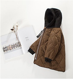 Gyermek őszi kabát két színben, alkalmas fiúknak és lányoknak