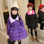 Elegáns gyerekkabát lányoknak két színben