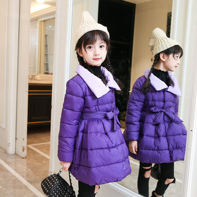 Elegáns gyerekkabát lányoknak két színben