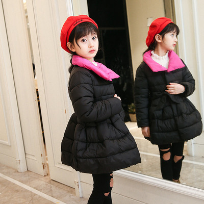 Elegáns gyerekkabát lányoknak két színben