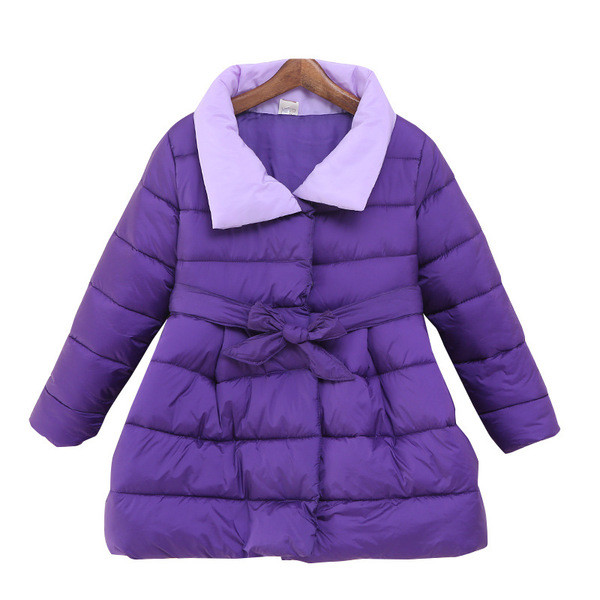 Elegáns gyerekkabát lányoknak két színben