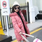 Απαλό χειμωνιάτικο παιδικό μπουφάν για κορίτσια σε τέσσερα χρώματα