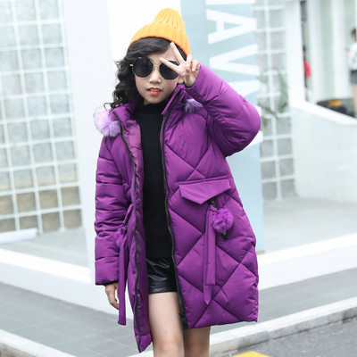 Απαλό χειμωνιάτικο παιδικό μπουφάν για κορίτσια σε τέσσερα χρώματα