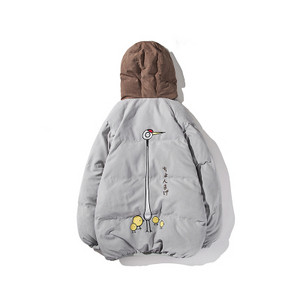 Új férfi és női téli kabát hátul rátéttel - két színben