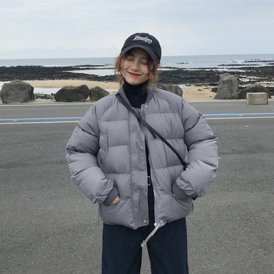 Дамско зимно яке с О-образна яка в няколко цвята