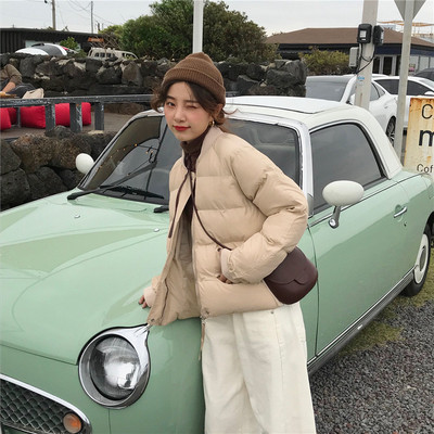 Дамско зимно яке с О-образна яка в няколко цвята