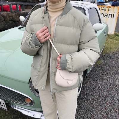 Дамско зимно яке с О-образна яка в няколко цвята