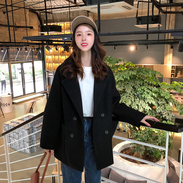 Дамско стилно палто в сив и черен цвят