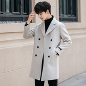 Елегантно мъжко палто за есента и зимата в четири цвята