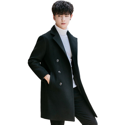 Елегантно мъжко палто за есента и зимата в четири цвята