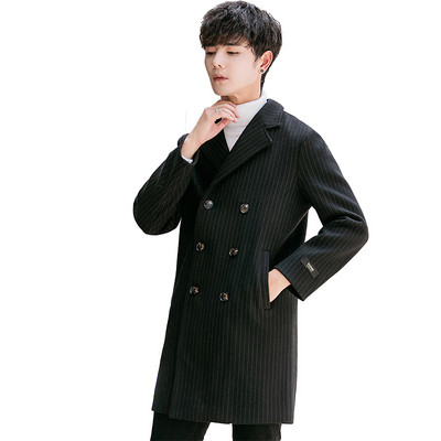 Елегантно мъжко палто за есента и зимата в четири цвята