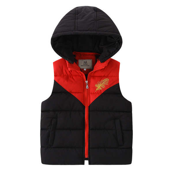 Удобен детски елек за момчета в три цвята