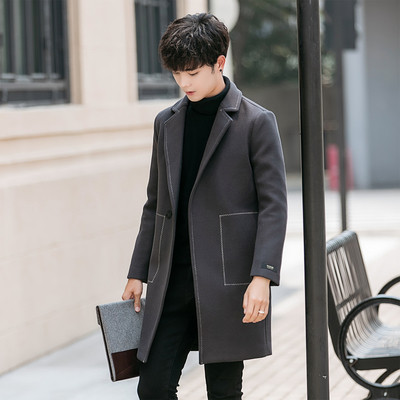 Ново елегантно мъжко палто в четири цвята