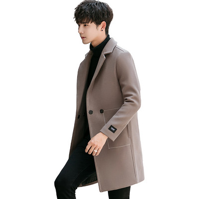 Ново елегантно мъжко палто в четири цвята