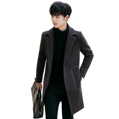 Ново елегантно мъжко палто в четири цвята