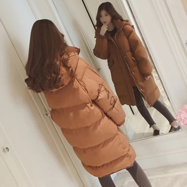 Дамско дълго яке с качулка в три цвята