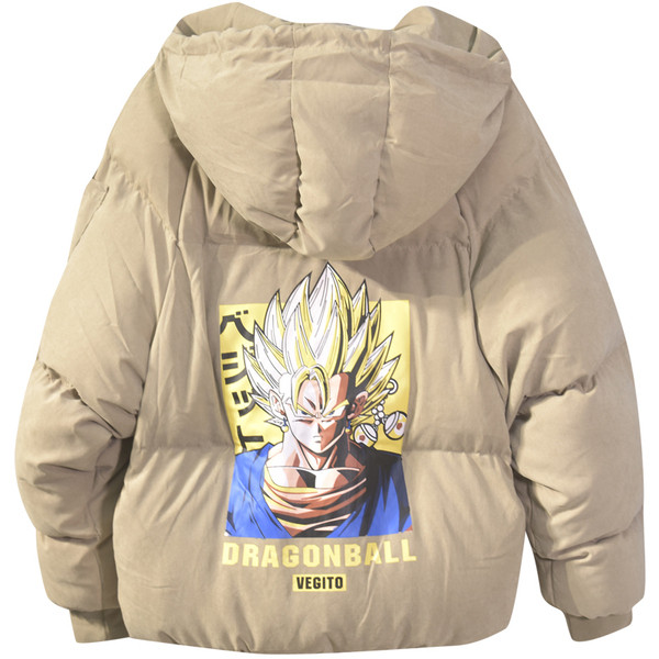 Спортно-ежедневно зимно яке с качулка и цветна апликация в два цвята 