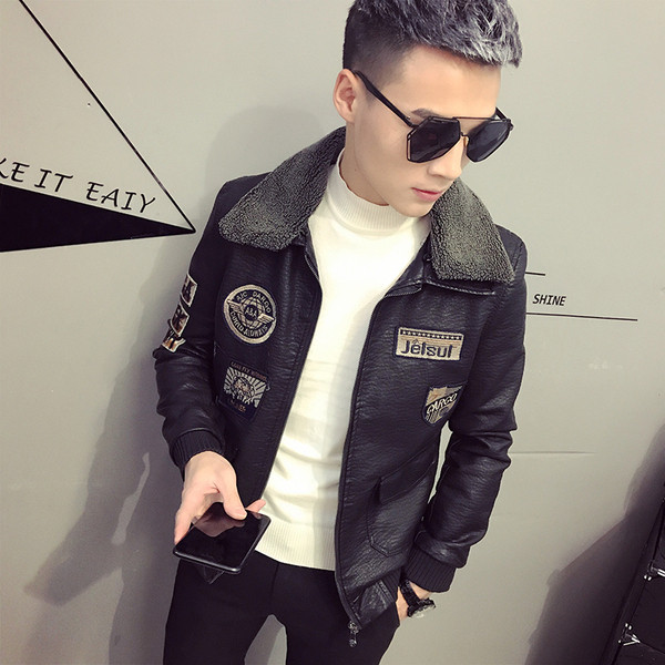 ХИТ Актуално мъжко яке от еко кожа в два модела 
