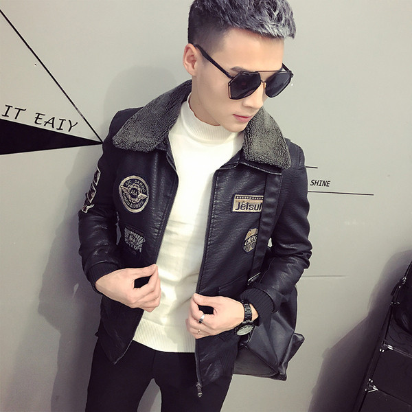 ХИТ Актуално мъжко яке от еко кожа в два модела 