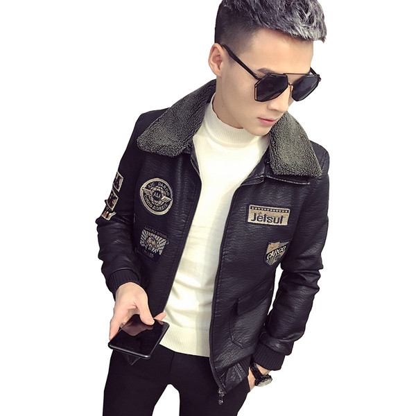 ХИТ Актуално мъжко яке от еко кожа в два модела 