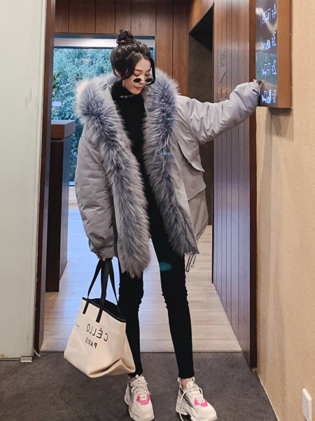 Хит дамско яке с пух в четири цвята