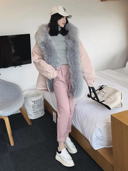 Хит дамско яке с пух в четири цвята