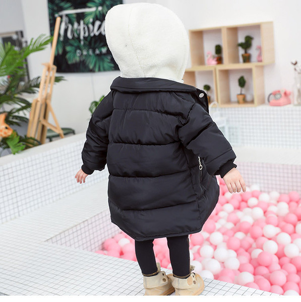 Eжедневно детско яке за момичета с плътна потплата в три цвята