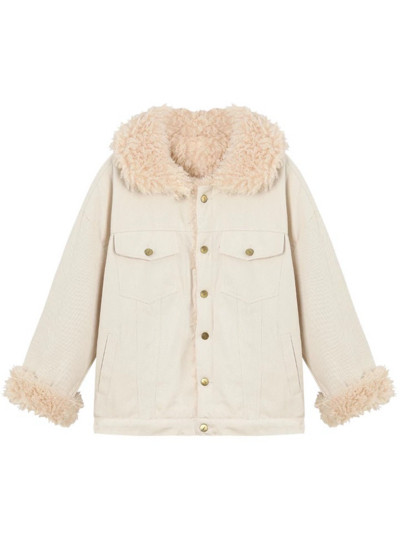 Дамско стилно яке с мека подплата в три цвята