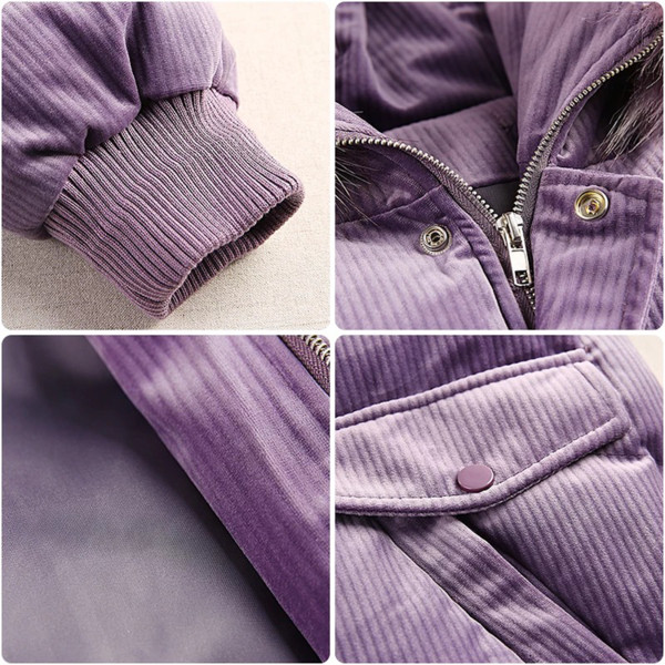 Дамско яке с пух и меко покритие в два цвята