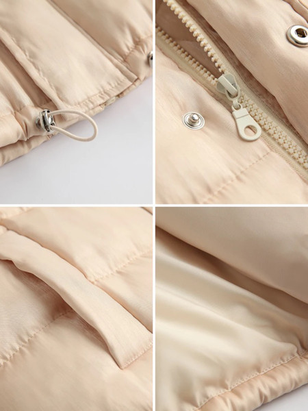 Стилно дамско яке с метални копчета