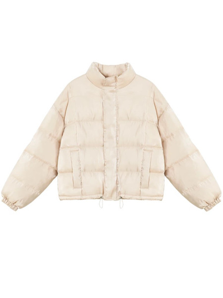 Стилно дамско яке с метални копчета